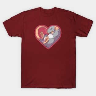 Heart Rat: Self Gray T-Shirt